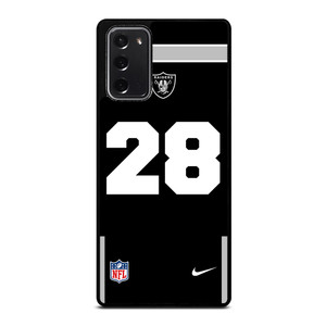LAS VEGAS RAIDERS JOSH JACOBS 28 NFL NIKE Samsung Galaxy Note 20 Case Cover