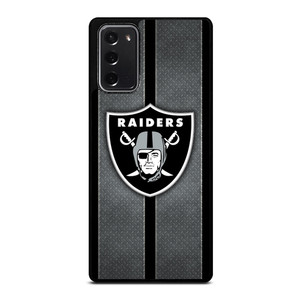 LAS VEGAS RAIDERS NFL METAL STRIPE Samsung Galaxy Note 20 Case Cover