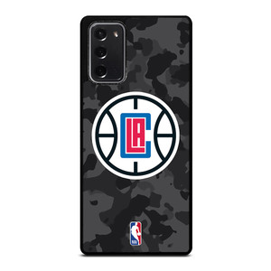 LOS ANGELES CLIPPERS BLACK CAMO Samsung Galaxy Note 20 Case Cover
