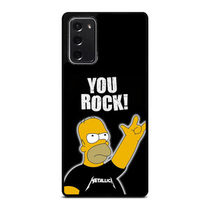 METALLICA ROCK HOMER SIMPSONS Samsung Galaxy Note 20 Case Cover
