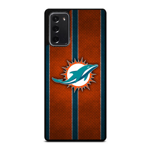 MIAMI DOPHINS NFL METAL STRIPE Samsung Galaxy Note 20 Case Cover