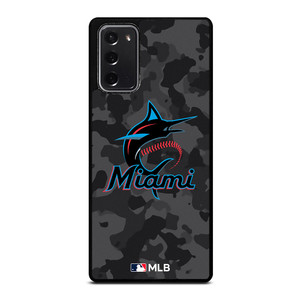 MIAMI MARLINS BASEBALL BLACK CAMO Samsung Galaxy Note 20 Case Cover