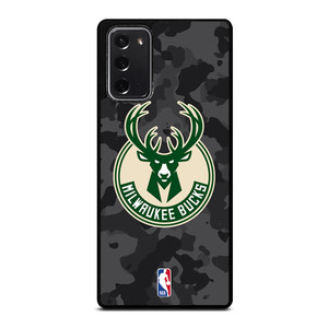 MILWAUKEE BUCKS BLACK CAMO Samsung Galaxy Note 20 Case Cover