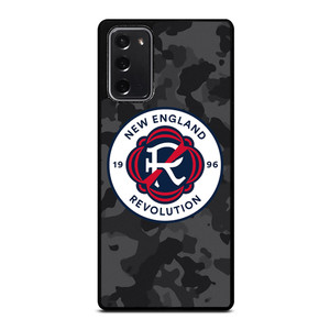 NEW ENGLAND REVOLUTION MLS BLACK CAMO Samsung Galaxy Note 20 Case Cover
