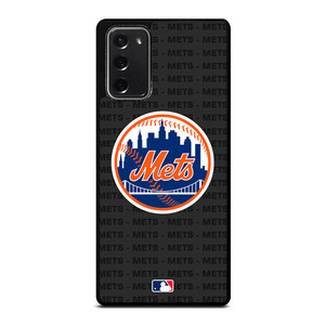 NEW YORK METS BASEBALL BLACK Samsung Galaxy Note 20 Case Cover