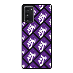 NIKE SB SKATEBOARD BOX PATTERN PURPLE Samsung Galaxy Note 20 Case Cover