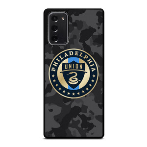 PHILADELPHIA UNION MLS BLACK CAMO Samsung Galaxy Note 20 Case Cover