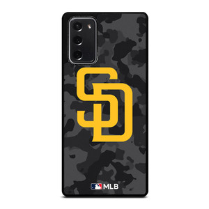 SAN DIEGO PADRES BASEBALL BLACK CAMO Samsung Galaxy Note 20 Case Cover