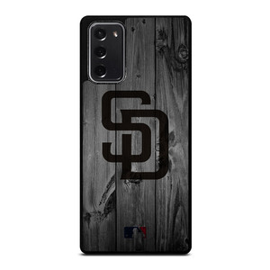 SAN DIEGO PADRES BASEBALL MLB WOOD LOGO Samsung Galaxy Note 20 Case Cover