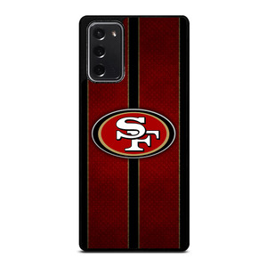 SAN FRANCISCO 49ERS NFL METAL STRIPE Samsung Galaxy Note 20 Case Cover
