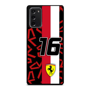 SCUDERIA FERRARI CHARLES LECLERC F1 FORMULA ONE Samsung Galaxy Note 20 Case Cover