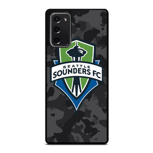 SEATTLE SOUNDERS FC MLS BLACK CAMO Samsung Galaxy Note 20 Case Cover