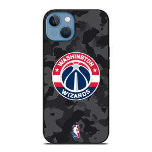 WASHINGTON WIZARDS BLACK CAMO iPhone 13 Case Cover WASHINGTON WIZARDS BLACK CAMO iPhone 13 Case Cover