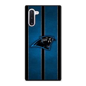 CAROLINA PANTHERS NFL METAL STRIPE Samsung Galaxy Note 10 Case Cover