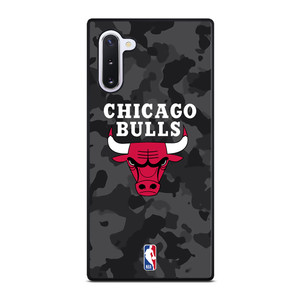 CHICAGO BULLS BLACK CAMO Samsung Galaxy Note 10 Case Cover