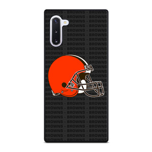 CLEVELAND BROWNS FOOTBALL TEXT Samsung Galaxy Note 10 Case Cover