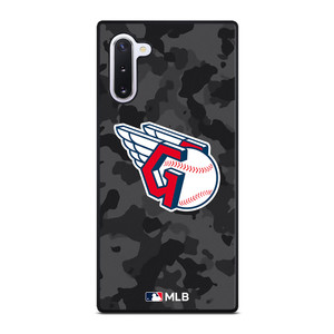 CLEVELAND GUARDIANS BASEBALL BLACK CAMO Samsung Galaxy Note 10 Case Cover