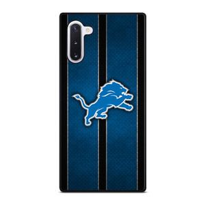 DETROIT LIONS NFL METAL STRIPE Samsung Galaxy Note 10 Case Cover