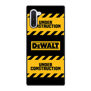 DEWALT UNDER CONSTRUCTION Samsung Galaxy Note 10 Case Cover