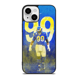 AARON DONALD 99 LOS ANGELES RAMS NFL FOOTBALL iPhone 13 Mini Case Cover AARON DONALD 99 LOS ANGELES RAMS NFL FOOTBALL iPhone 13 Mini Case Cover