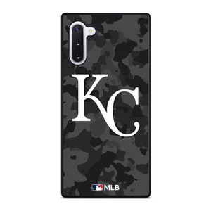 KANSAS CITY ROYALS BASEBALL BLACK CAMO Samsung Galaxy Note 10 Case Cover