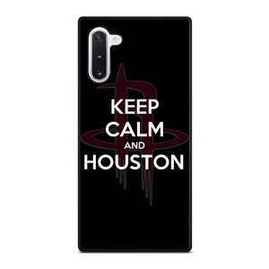 KEEP CALM AND GO HOUSTON ROCKETS Samsung Galaxy Note 10 Case Cover