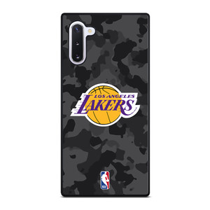 LOS ANGELES LAKERS BLACK CAMO Samsung Galaxy Note 10 Case Cover