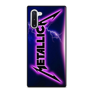 METALLICA ROCK BAND VIOLET LIGHTNING Samsung Galaxy Note 10 Case Cover