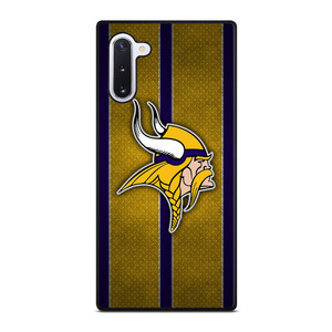 MINNESOTA VIKINGS NFL METAL STRIPE Samsung Galaxy Note 10 Case Cover