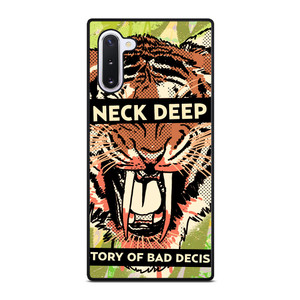 NECK DEEP A HISTORY OF A BAD DECISIONS Samsung Galaxy Note 10 Case Cover