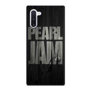 PEARL JAM ROCK BAND WOODEN LOGO Samsung Galaxy Note 10 Case Cover