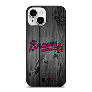 ATLANTA BRAVES BASEBALL MLB WOOD LOGO iPhone 13 Mini Case Cover ATLANTA BRAVES BASEBALL MLB WOOD LOGO iPhone 13 Mini Case Cover