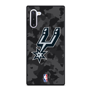 SAN ANTONIO SPURS BLACK CAMO Samsung Galaxy Note 10 Case Cover