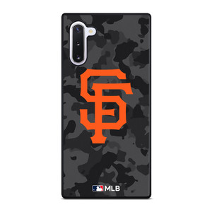 SAN FRANCISCO GIANTS BASEBALL BLACK CAMO Samsung Galaxy Note 10 Case Cover