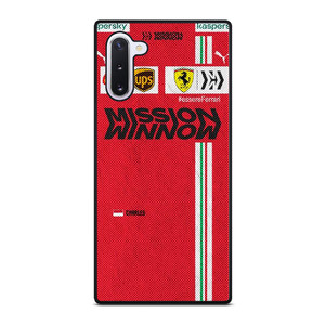SCUDERIA FERRARI F1 JERSEY 2021 Samsung Galaxy Note 10 Case Cover