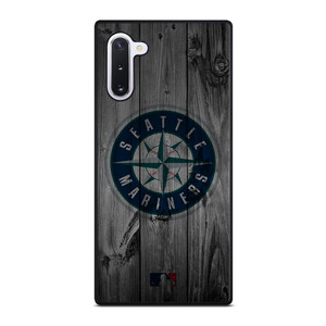 SEATTLE MARINERS BASEBALL MLB WOOD LOGO Samsung Galaxy Note 10 Case Cover
