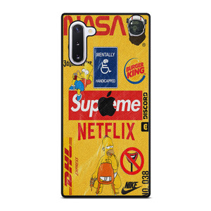 SUPREME NETFLIX COLLAGE Samsung Galaxy Note 10 Case Cover