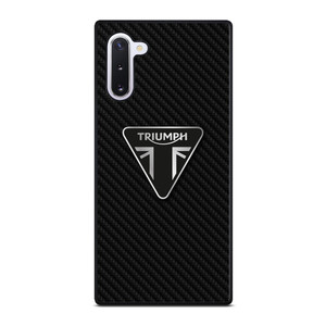 TRIUMPH MOTORCYCLES CARBON FIBER Samsung Galaxy Note 10 Case Cover