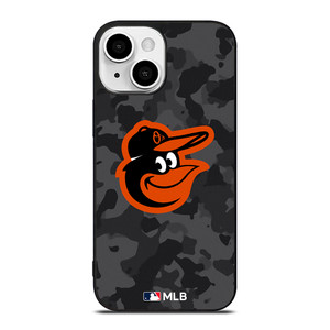 BALTIMORE ORIOLES BASEBALL BLACK CAMO iPhone 13 Mini Case Cover