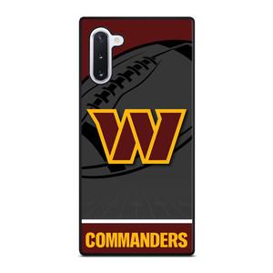 WASHINGTON COMMANDERS NFL TEAM Samsung Galaxy Note 10 Case Cover