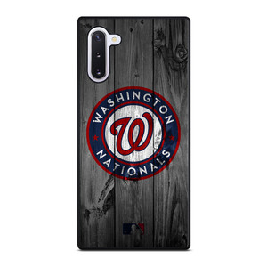 WASHINGTON NATIONALS BASEBALL MLB WOOD LOGO Samsung Galaxy Note 10 Case Cover