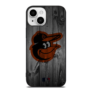 BALTIMORE ORIOLES BASEBALL MLB WOOD LOGO iPhone 13 Mini Case Cover