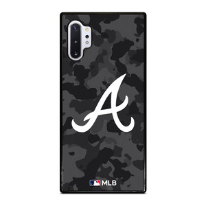 ATLANTA BRAVES BASEBALL BLACK CAMO Samsung Galaxy Note 10 Plus Case Cover ATLANTA BRAVES BASEBALL BLACK CAMO Samsung Galaxy Note 10 Plus Case Cover