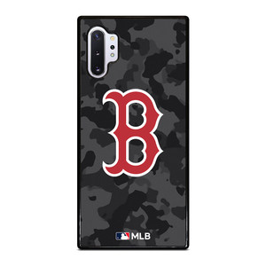 BOSTON RED SOX BASEBALL BLACK CAMO Samsung Galaxy Note 10 Plus Case Cover