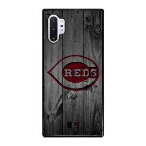 CINCINNATI REDS BASEBALL MLB WOOD LOGO Samsung Galaxy Note 10 Plus Case Cover CINCINNATI REDS BASEBALL MLB WOOD LOGO Samsung Galaxy Note 10 Plus Case Cover