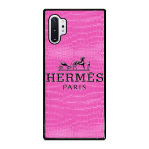 HERMES PARIS PINK LEATHER Samsung Galaxy Note 10 Plus Case Cover