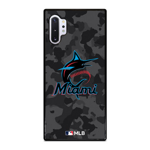 MIAMI MARLINS BASEBALL BLACK CAMO Samsung Galaxy Note 10 Plus Case Cover
