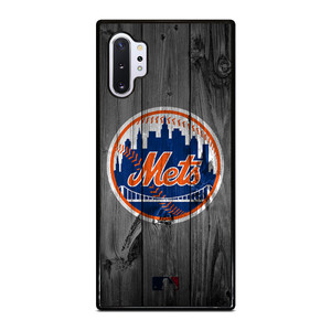 NEW YORK METS BASEBALL MLB WOOD LOGO Samsung Galaxy Note 10 Plus Case Cover