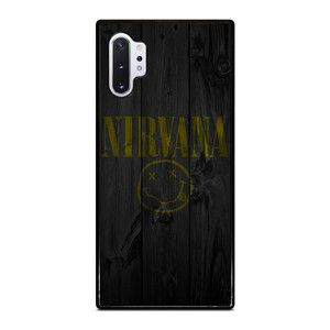 NIRVANA ROCK BAND WOODEN LOGO Samsung Galaxy Note 10 Plus Case Cover NIRVANA ROCK BAND WOODEN LOGO Samsung Galaxy Note 10 Plus Case Cover