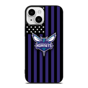CHARLOTTE HORNETS NBA USA FLAG iPhone 13 Mini Case Cover